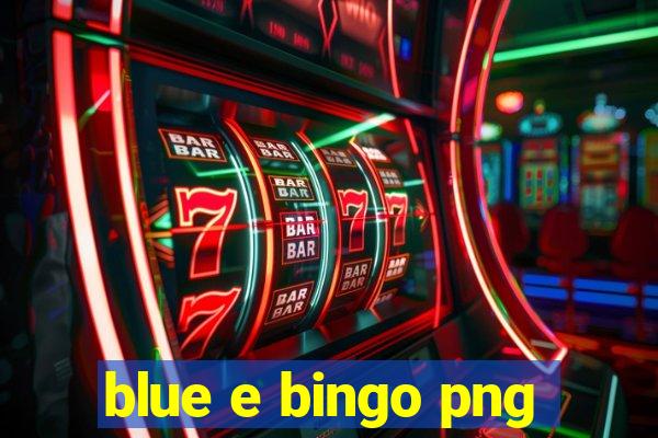 blue e bingo png